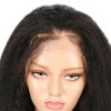 Indian Hair 360 Kinky Straight Human Hair Wigs