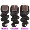 Middle Part Peruvian Body Wave Lace Closure