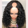 Brazilian Virgin Hair Deep Curly U Part Wigs