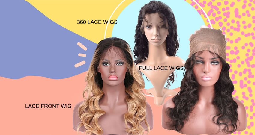 The Difference Between Full Lace Wigs, Lace Front Wigs And 360 Lace Frontal Wigs