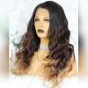 Ombre Lace Front Wigs 3 Color 1b/#4/#27 