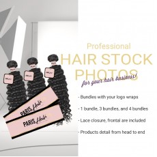 Photography Service For Virgin Hair With Your Logo