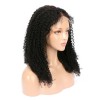 Full Lace Virgin Indian Human Hair Kinky Curly Wigs