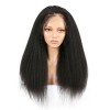 Virgin Brazilian Hair Kinky Straight Full Lace Wigs