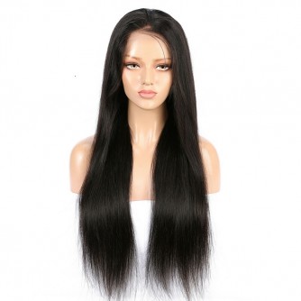 Silky Straight Virgin Malaysian Hair Full Lace Wigs