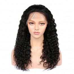 Virgin Brazilian Hair Deep Wave Lace Front Wigs