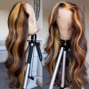 Highlight Human Hair Body Wave Lace Front Wigs