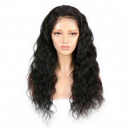 Brazilian Virgin Hair Natural Wave Lace Front Wigs