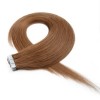 Light Brown 8# Straight Tape In Hair Extensions