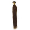 Straight 4# Medium Brown U Tip Hair Extensions
