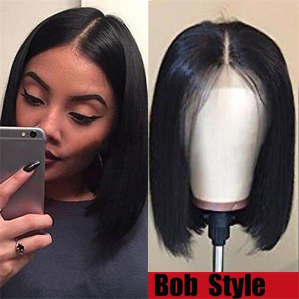 human hair bob wigs