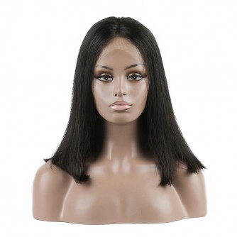 straight lace front lob wigs