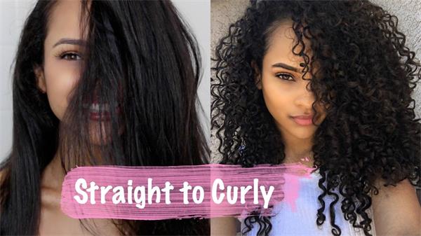 straightenning curly hair extensions without damage