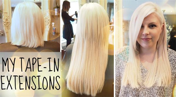 apply tape in hair extensions